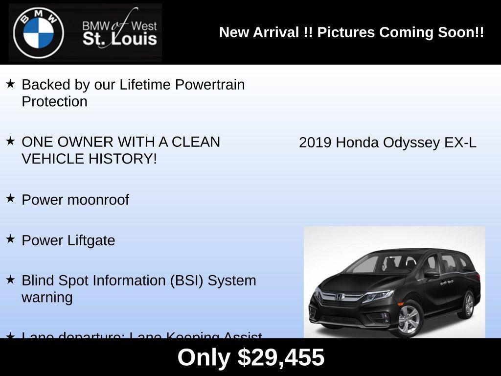 used 2019 Honda Odyssey car, priced at $29,455