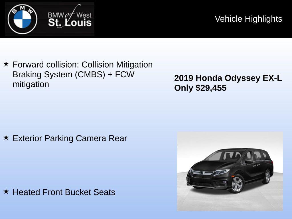 used 2019 Honda Odyssey car, priced at $29,455