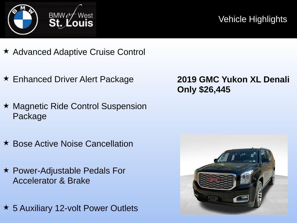 used 2019 GMC Yukon XL car, priced at $23,959