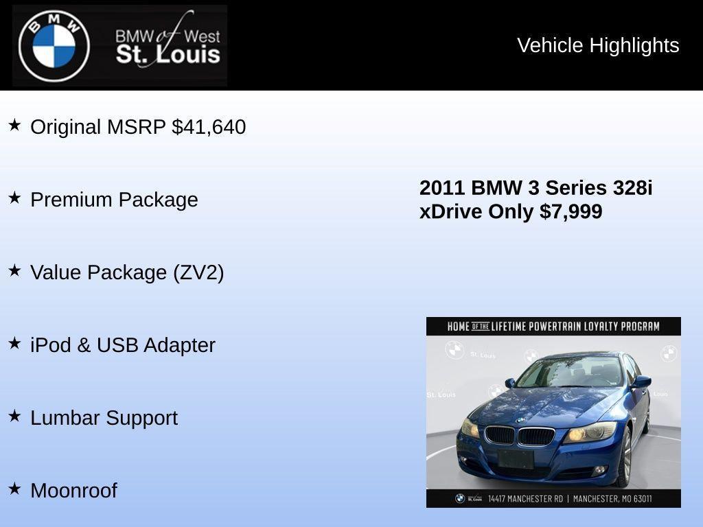 used 2011 BMW 328 car, priced at $7,999