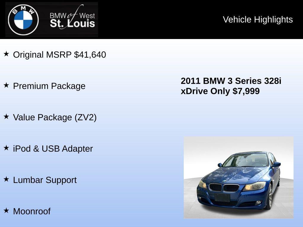 used 2011 BMW 328 car, priced at $7,989