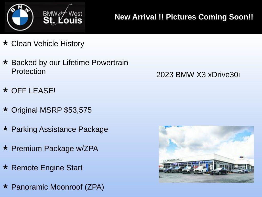used 2023 BMW X3 car, priced at $36,776