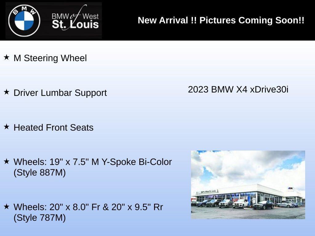 used 2023 BMW X4 car, priced at $41,855