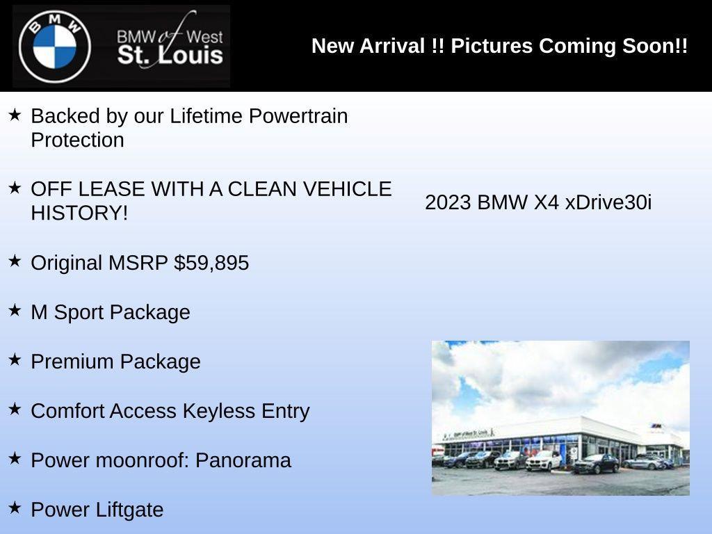 used 2023 BMW X4 car, priced at $41,855