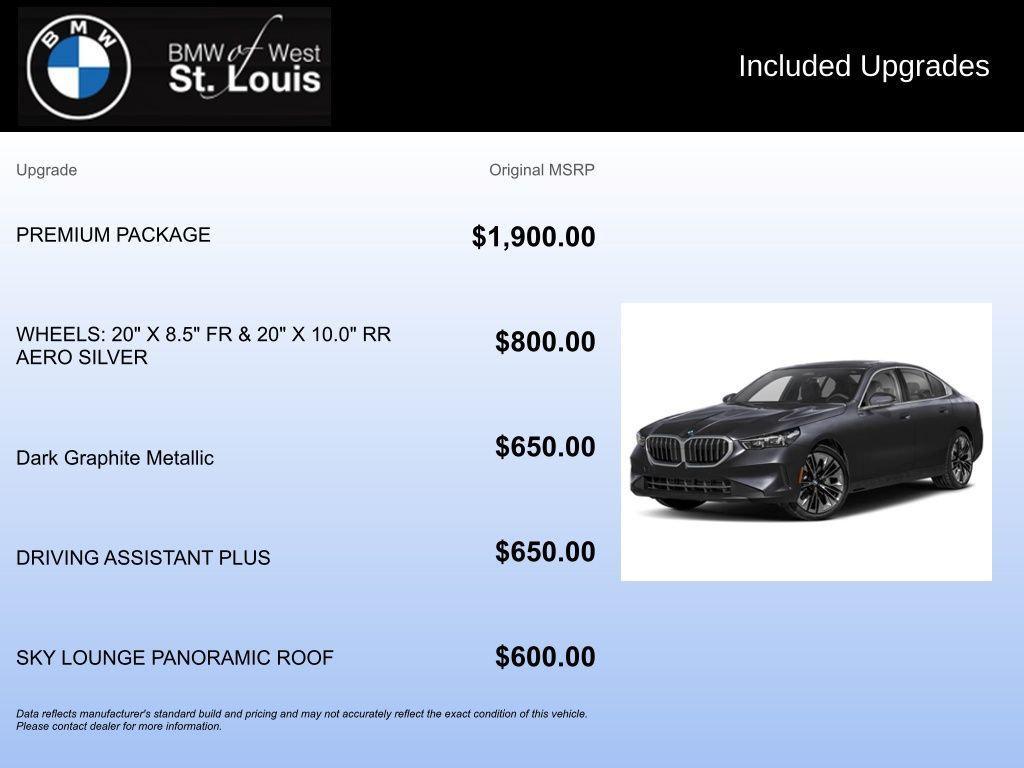 new 2026 BMW 530 car, priced at $68,715