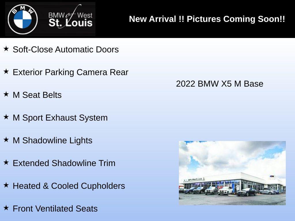 used 2022 BMW X5 M car, priced at $74,999