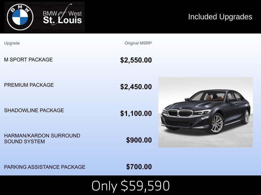 new 2026 BMW 330 car, priced at $59,590