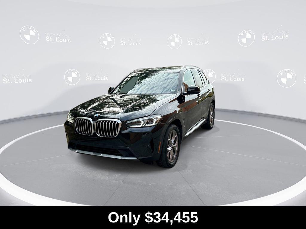 used 2022 BMW X3 car, priced at $34,455