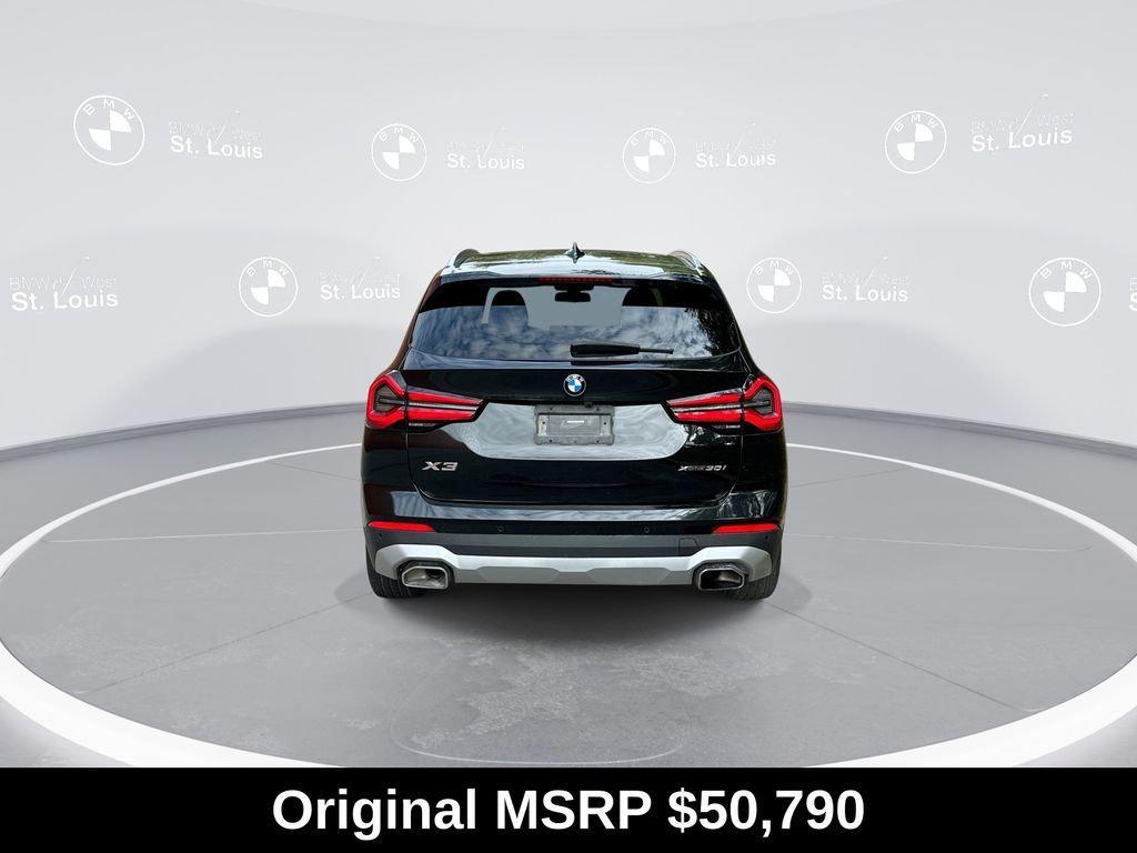 used 2022 BMW X3 car, priced at $34,455