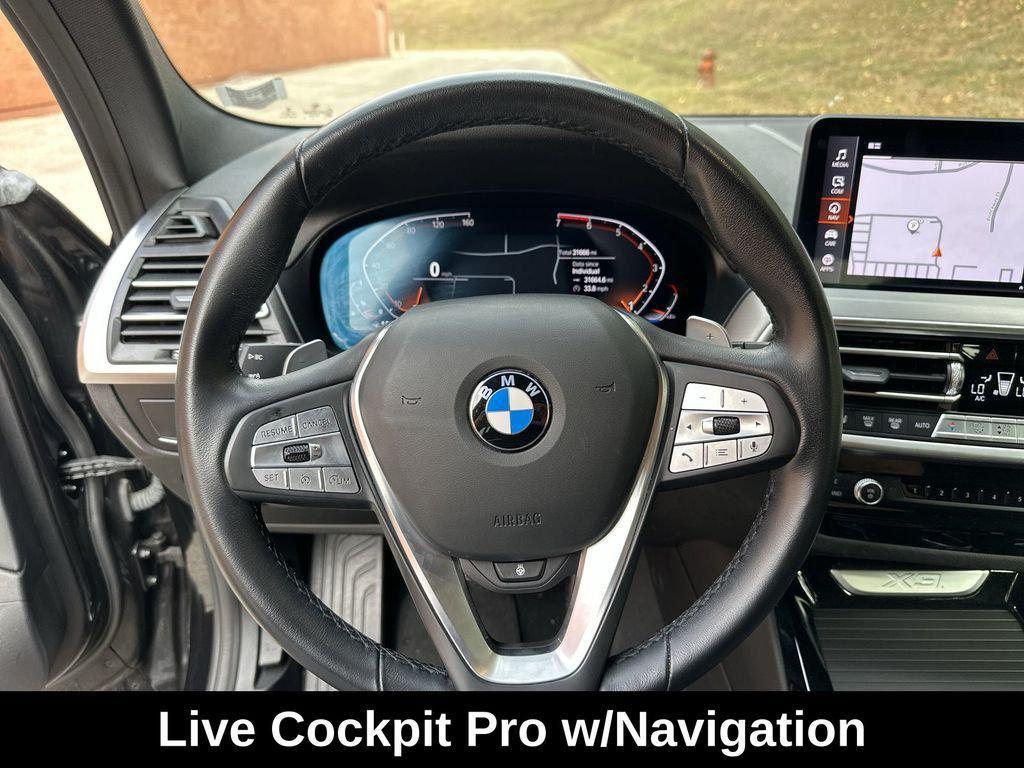 used 2022 BMW X3 car, priced at $34,455