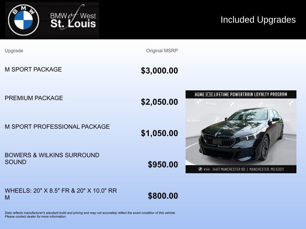 used 2025 BMW 530 car, priced at $60,989