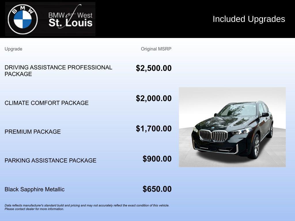 new 2026 BMW X5 car, priced at $79,300