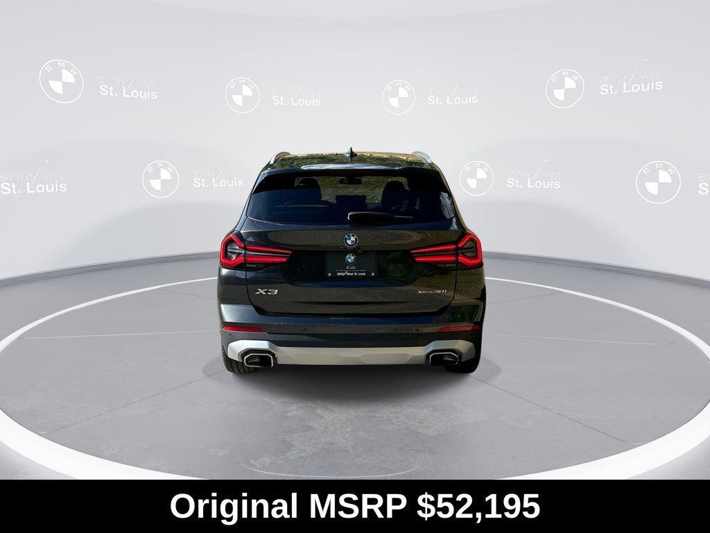 used 2023 BMW X3 car, priced at $34,959