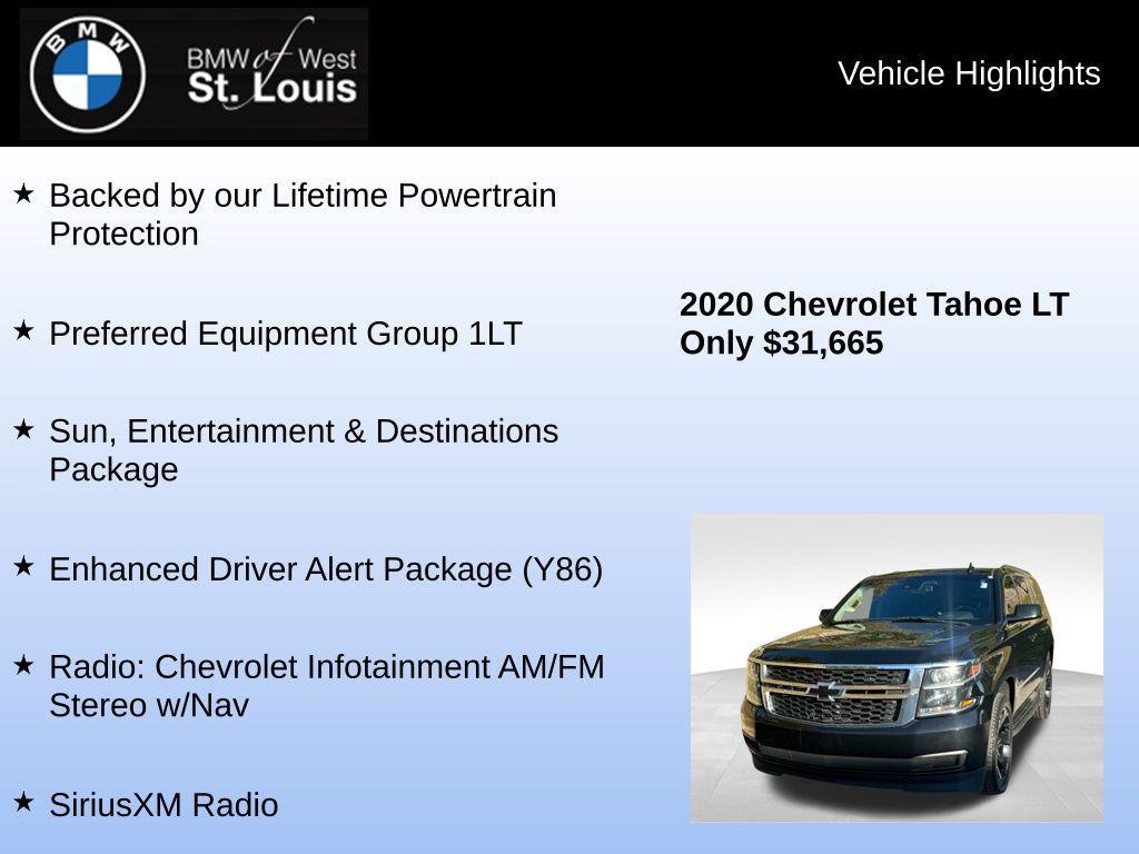 used 2020 Chevrolet Tahoe car, priced at $29,345