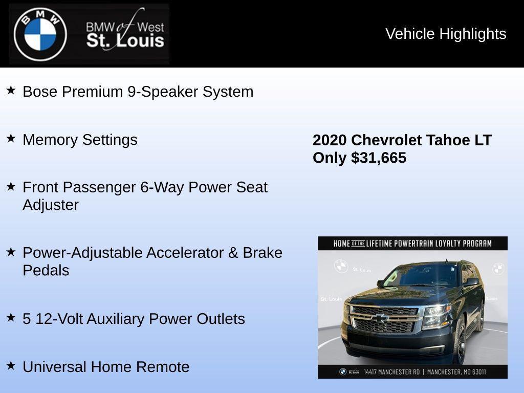 used 2020 Chevrolet Tahoe car, priced at $31,665