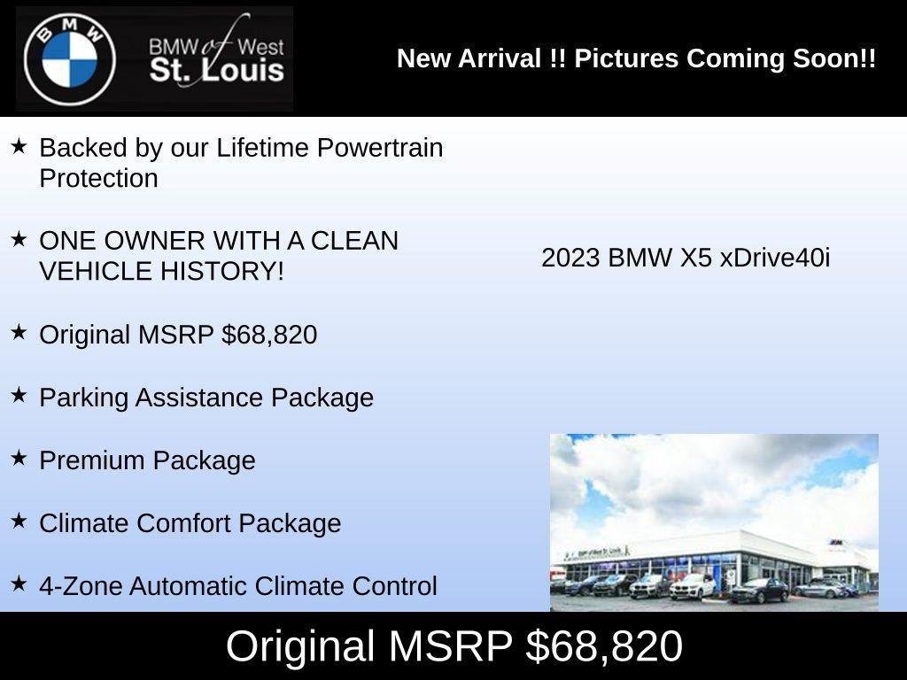 used 2023 BMW X5 car, priced at $47,995