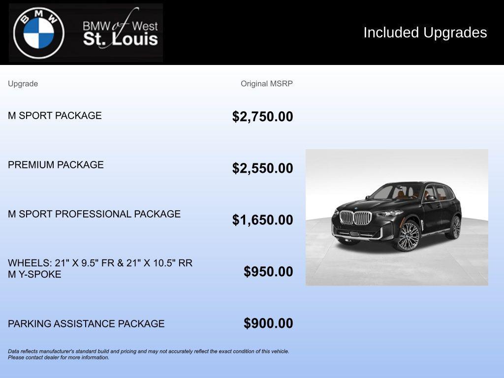 used 2024 BMW X5 car, priced at $56,885