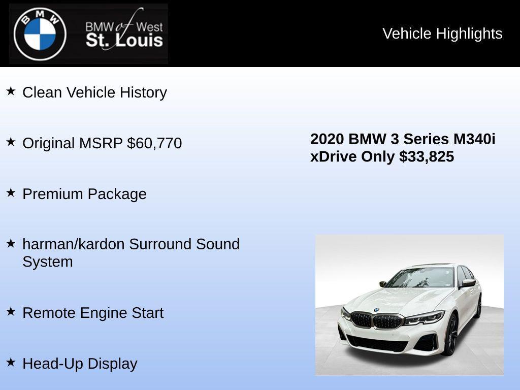 used 2020 BMW M340 car, priced at $32,455