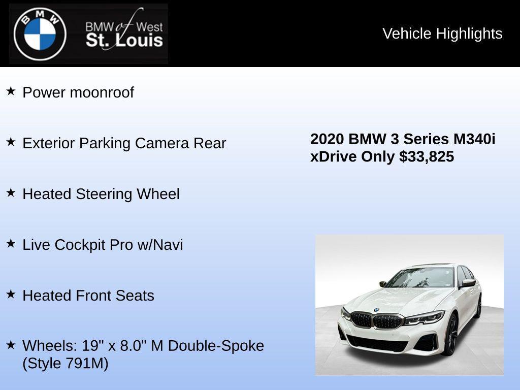 used 2020 BMW M340 car, priced at $32,455