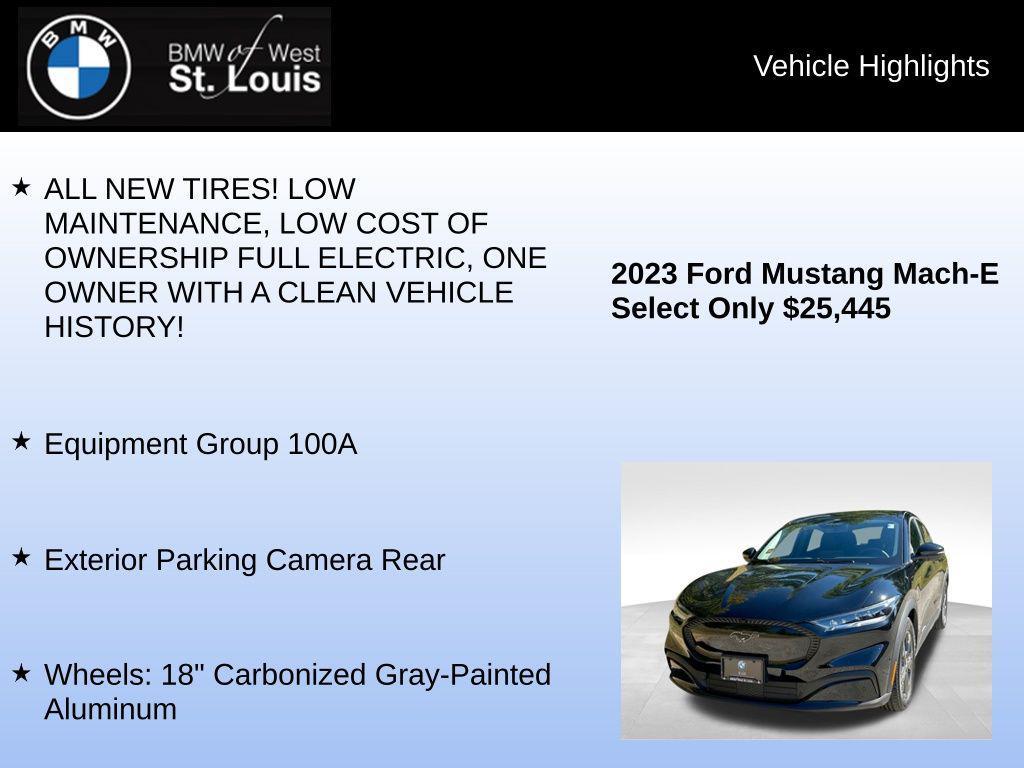 used 2023 Ford Mustang Mach-E car, priced at $25,445