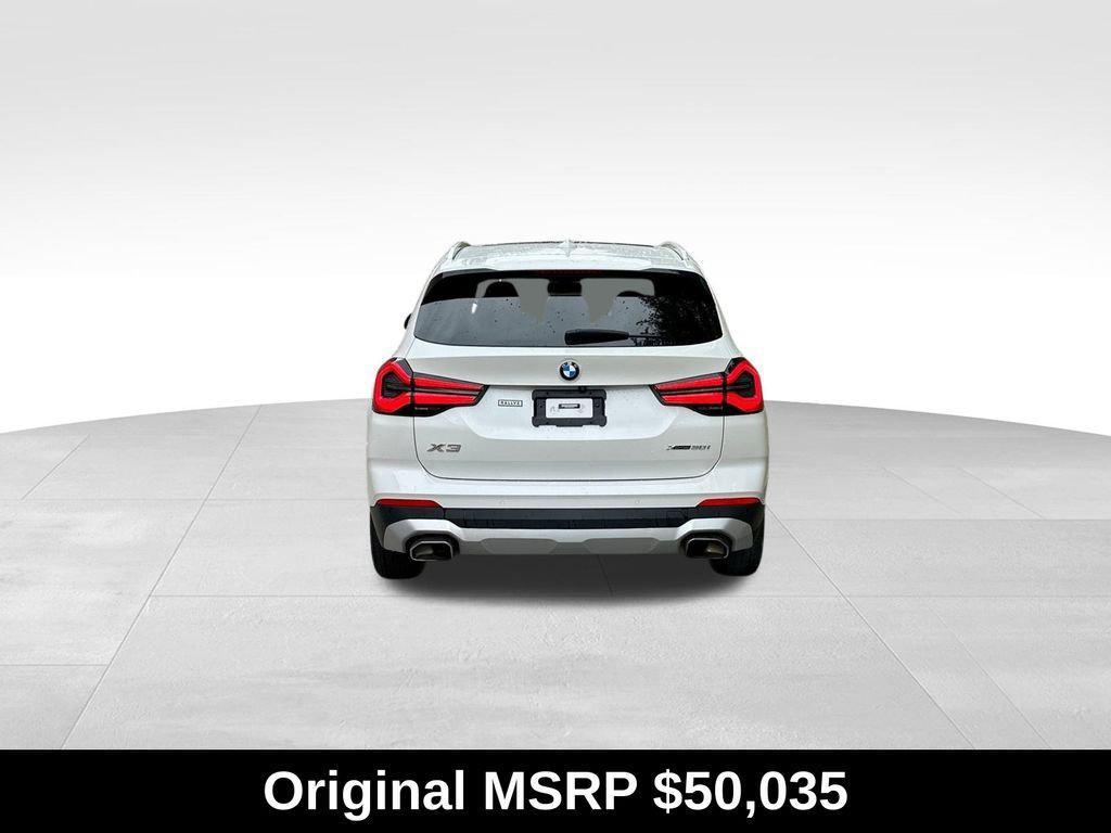 used 2022 BMW X3 car, priced at $34,445