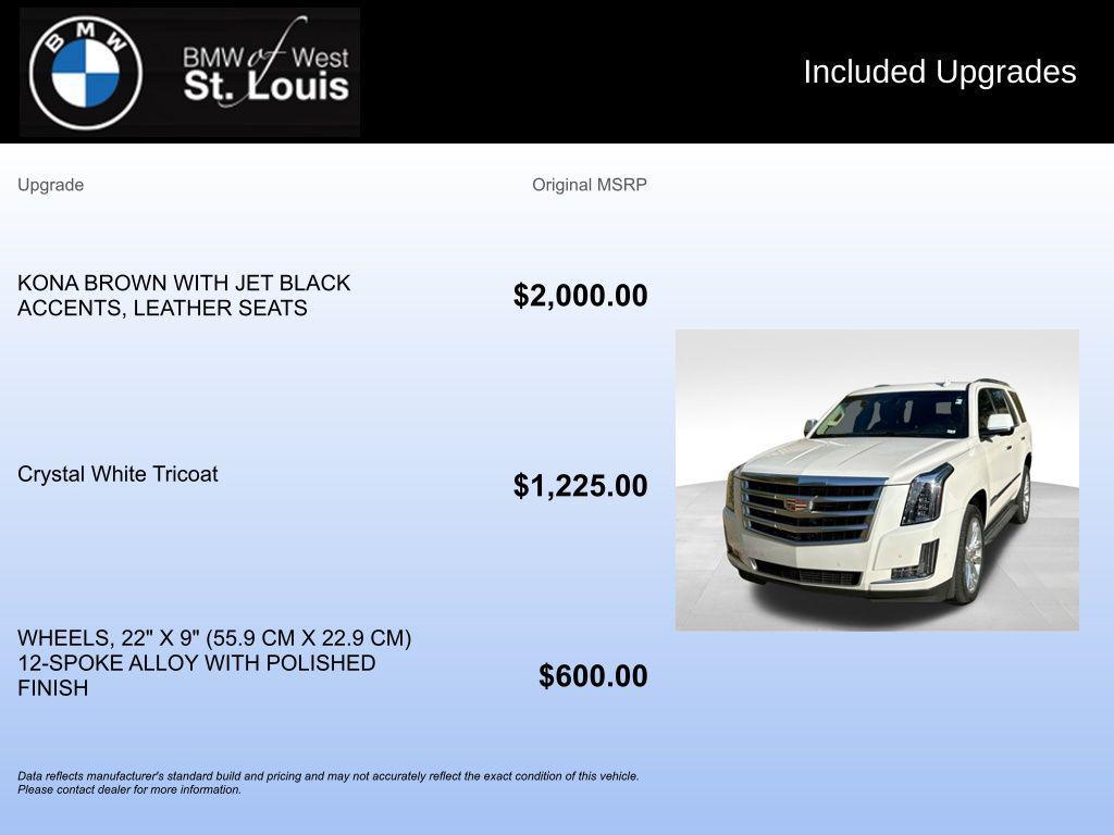 used 2019 Cadillac Escalade car, priced at $30,220