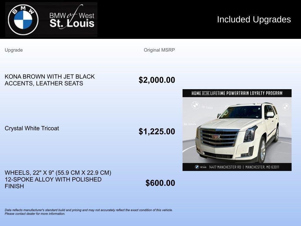 used 2019 Cadillac Escalade car, priced at $31,876