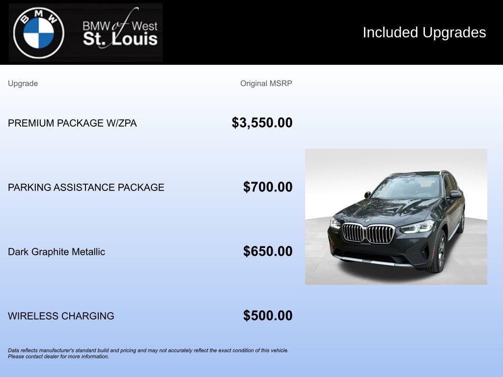 used 2024 BMW X3 car, priced at $43,428