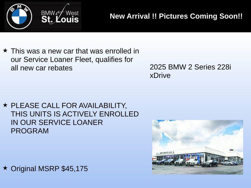 used 2025 BMW 228 Gran Coupe car, priced at $38,989
