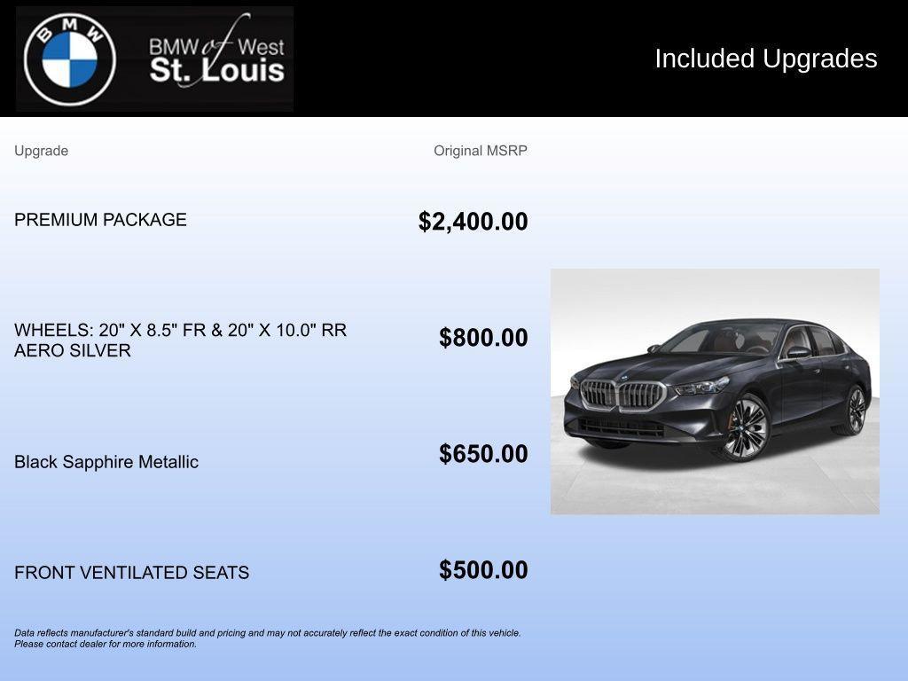 new 2026 BMW 540 car, priced at $73,310