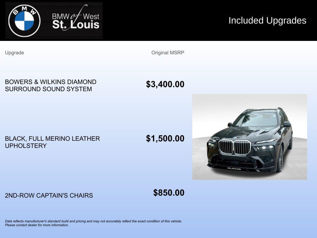 new 2026 BMW ALPINA XB7 car, priced at $162,925