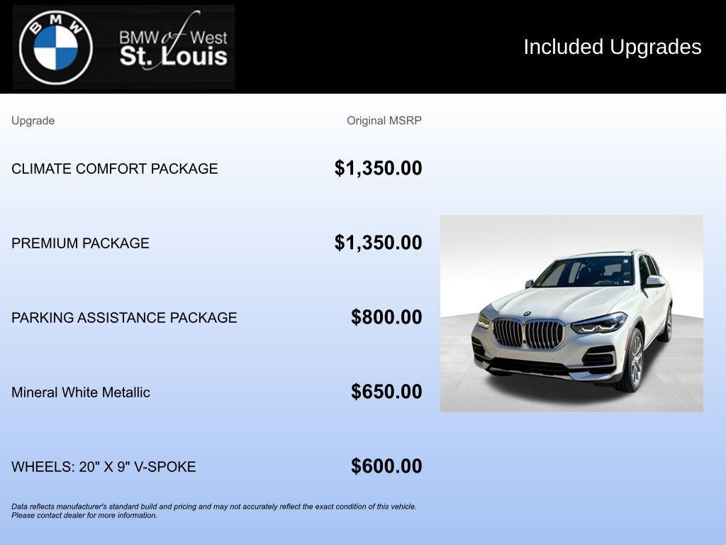 used 2023 BMW X5 car, priced at $50,445