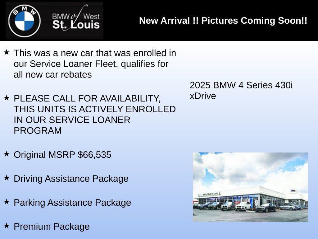 used 2025 BMW 430 car, priced at $58,988