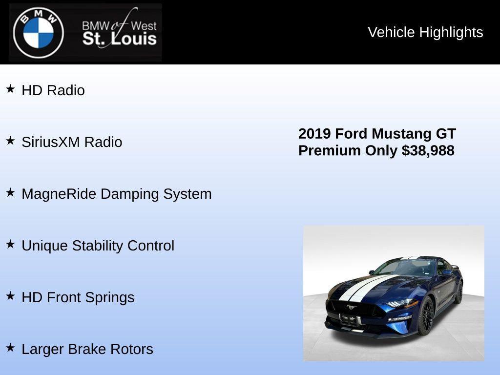 used 2019 Ford Mustang car, priced at $38,988