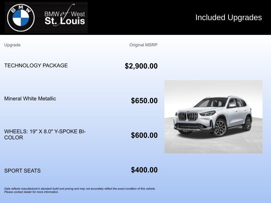 new 2026 BMW X1 car, priced at $48,975