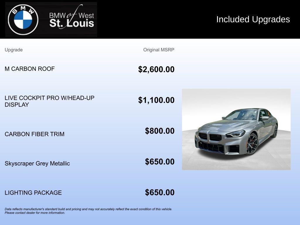 new 2025 BMW M2 car, priced at $76,270