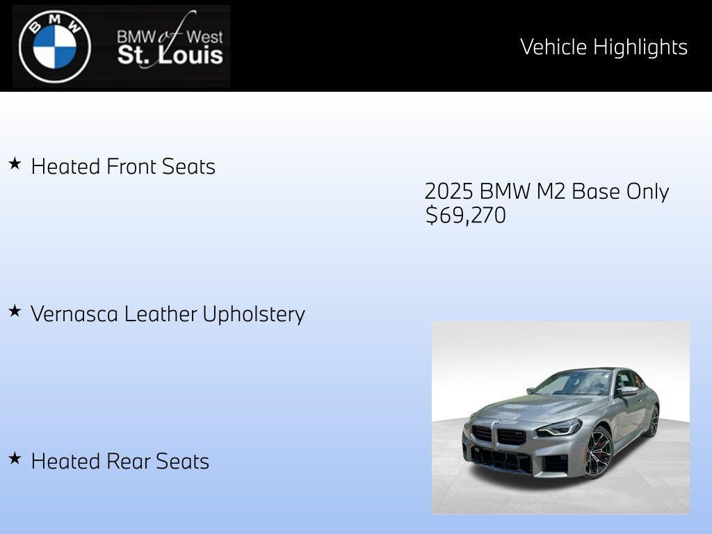new 2025 BMW M2 car, priced at $76,270