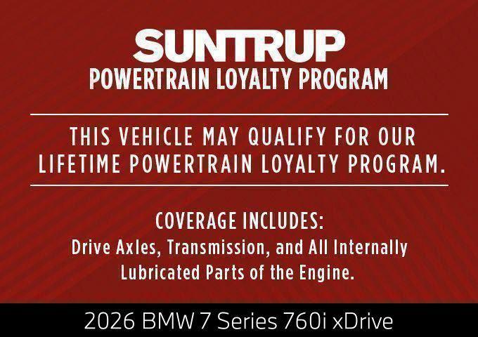 new 2026 BMW 760 car, priced at $136,880