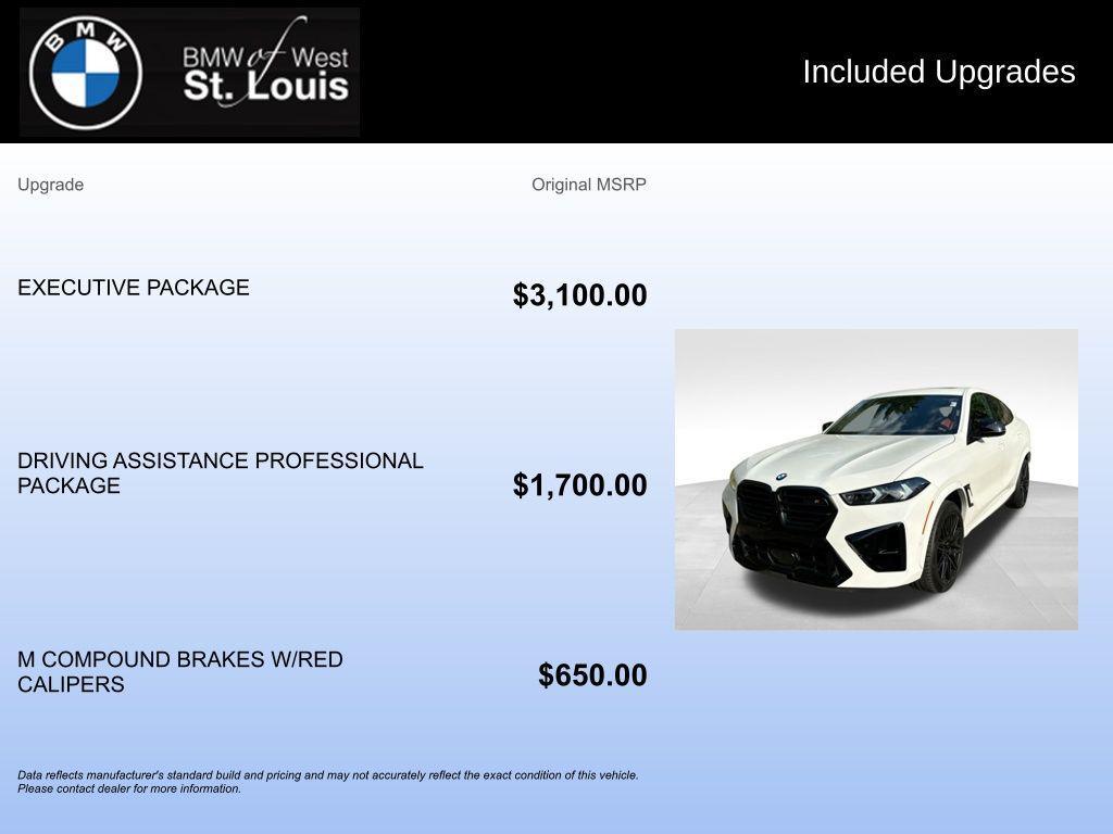used 2024 BMW X6 M car, priced at $98,988