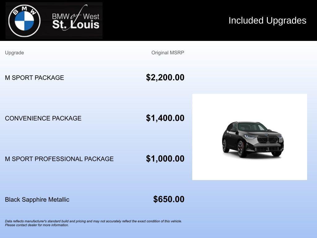 new 2026 BMW X3 car, priced at $57,575