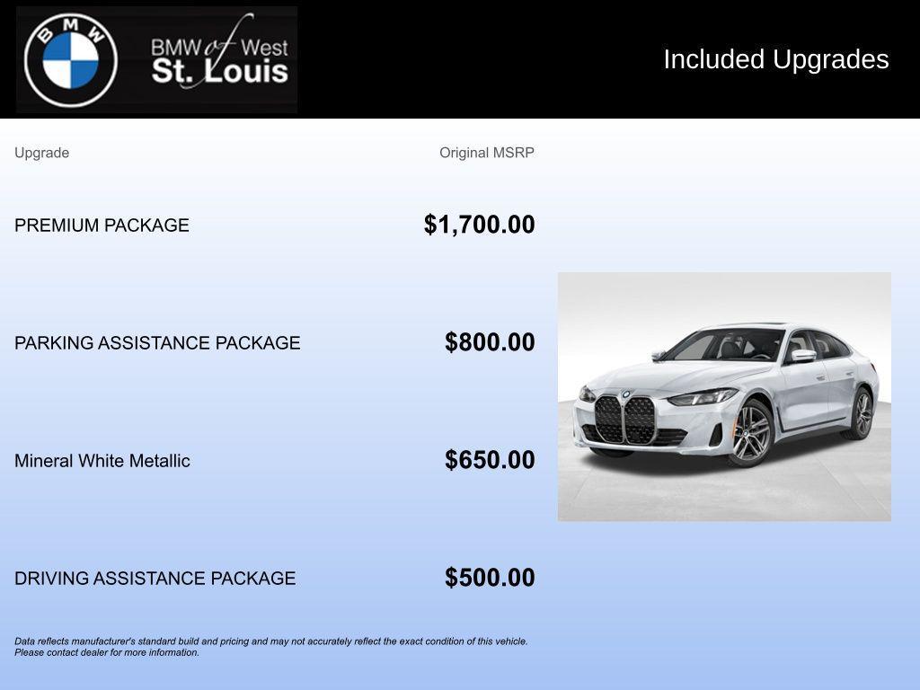 new 2026 BMW 430 Gran Coupe car, priced at $57,850