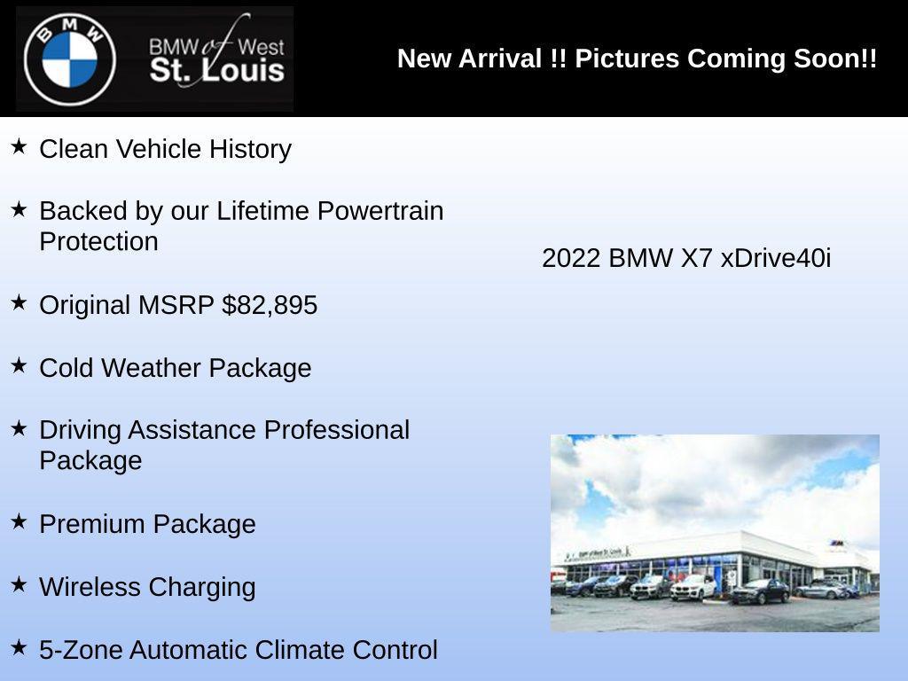 used 2022 BMW X7 car, priced at $50,757