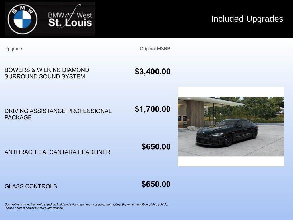 new 2026 BMW M850 Gran Coupe car, priced at $117,845