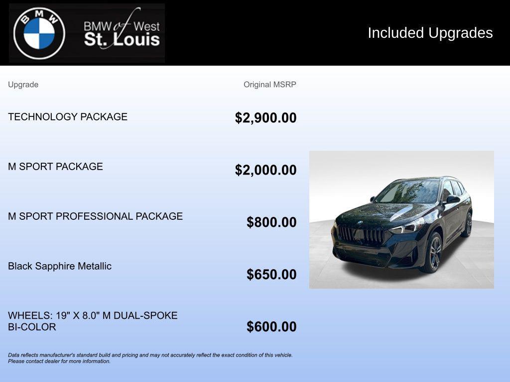 new 2026 BMW X1 car, priced at $51,625