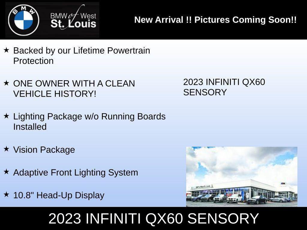 used 2023 INFINITI QX60 car, priced at $37,455