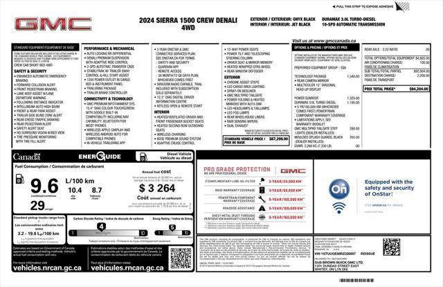 used 2024 GMC Sierra 1500 car, priced at $58,799