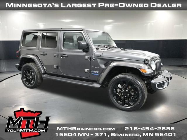 used 2021 Jeep Wrangler Unlimited 4xe car, priced at $31,999