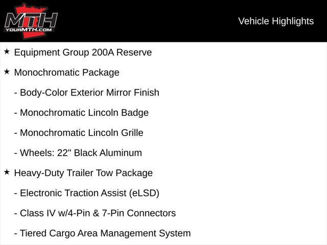 used 2024 Lincoln Navigator car, priced at $79,993