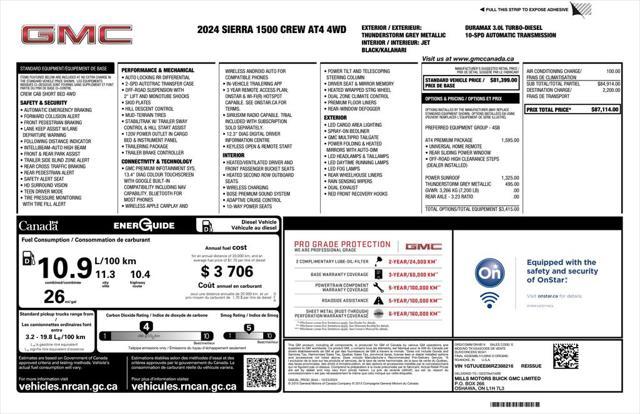 used 2024 GMC Sierra 1500 car, priced at $59,999