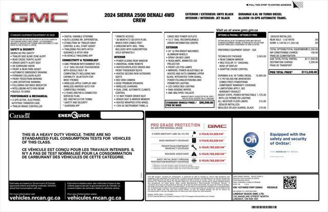 used 2024 GMC Sierra 2500 car, priced at $73,299